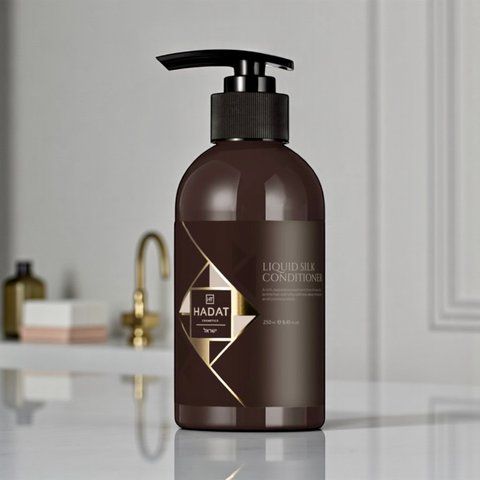 Кондиціонер для Сяйва та Блиску Волосся "Рідкий Шовк" 800 мл - Hadat Liquid Silk Conditioner (800 мл) 00002 фото