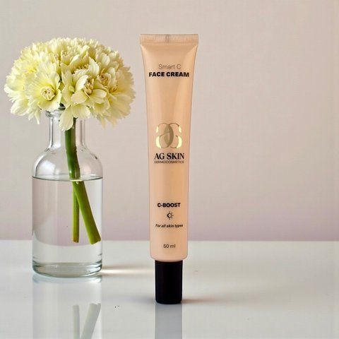 Зволожувальний крем з вітаміном C для сяяння шкіри - Smart C face cream  ag017 фото