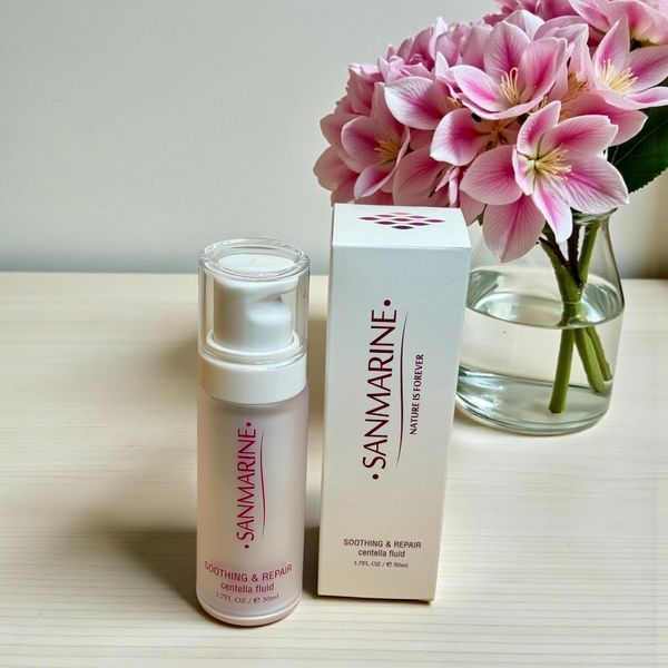 Відновлюючий флюїд із центеллою для обличчя Sanmarine Soothing & Repair Centella Fluid 1_56100р фото